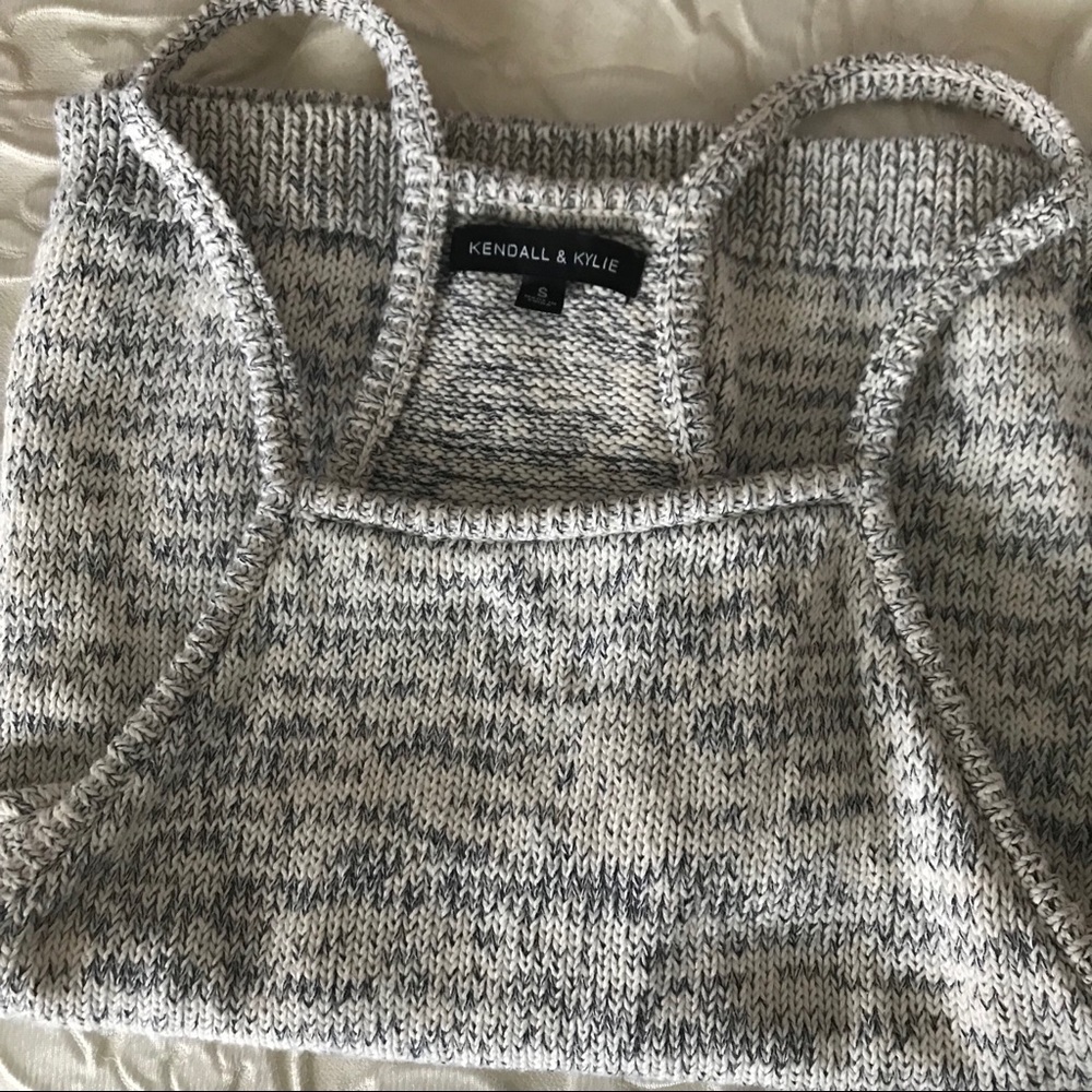 Kendall & Kylie Knit Halter Tank